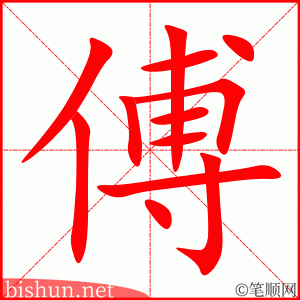 傅